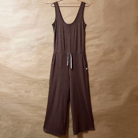 VuoriFalls Jumpsuit Wide Leg Henley Playsuit DreamKnit...